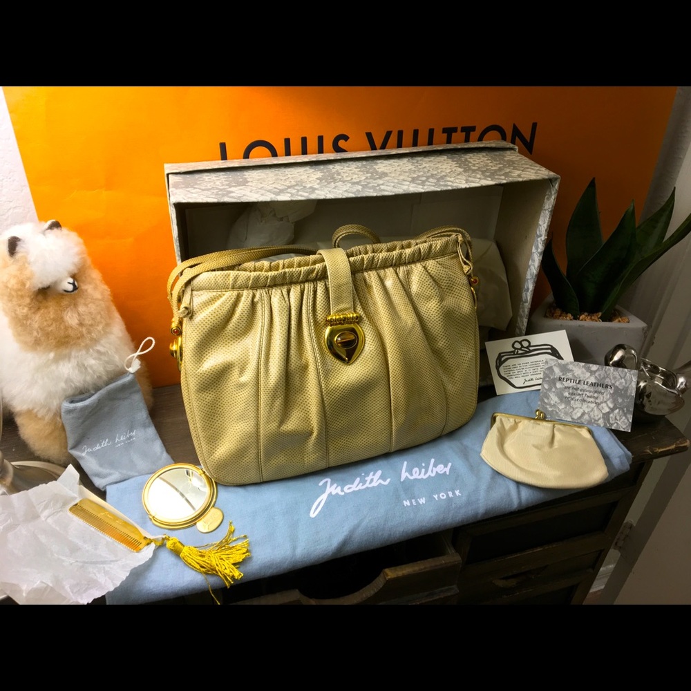 Vintage New Judith Lieber Reptile Shoulder Bag